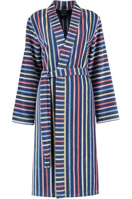Cawö Dames Badjas 3343 Blau-multi  44