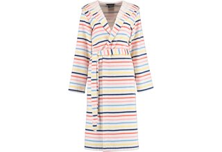 Cawö - Peignoir pour dames 3344 Weiss-multi 38