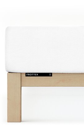 Schlafgut Badstof Hoeslaken S - 90x190 - 100x200 101 Full-White