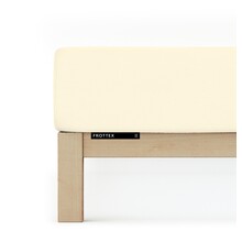 Schlafgut Drap-housse en éponge L - 140x200 - 160x200 132 Yellow Light