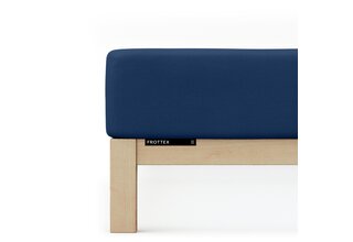 Schlafgut Drap-housse éponge XL - 180x200 - 200x200 570 Bleu profond