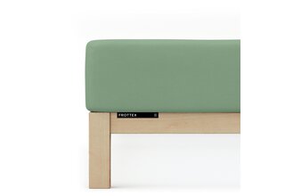 Schlafgut Drap-housse en éponge XL - 180x200 - 200x200 665 Green Mid