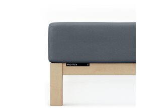 Schlafgut Drap-housse éponge XL - 180x200 - 200x200 556 Grey Deep