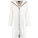 Cawö Cawö Dames Badjas 3101 Weiss  XL