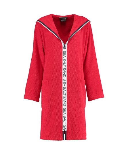 Cawö Dames Badjas 3101 Rot  XS