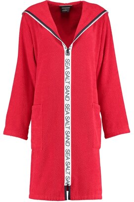 Cawö Dames Badjas 3101 Rot  S
