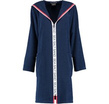 Cawö Dames Badjas 3101 Navy  XL