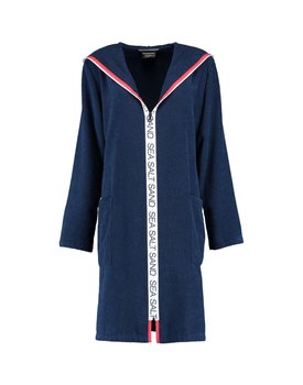 Cawö Dames Badjas 3101 Navy  XL