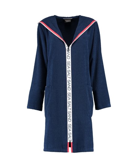 Cawö Dames Badjas 3101 Navy  XL