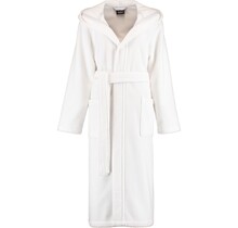 Cawö Dames Badjas met Capuchon 825 Weiss  40/42