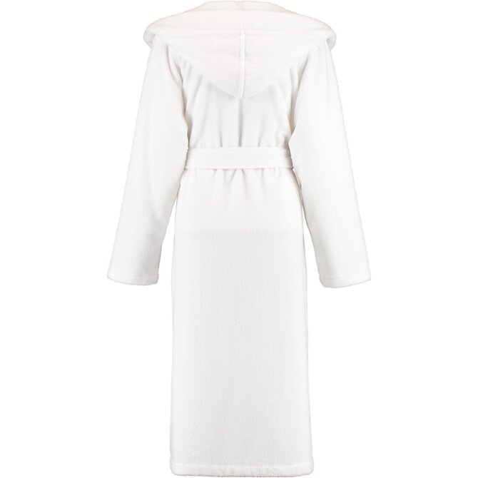 Cawö Dames Badjas met Capuchon 825 Weiss  32/34 Cawö Dames Badjas met Capuchon 825 Weiss  32/34