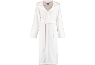 Cawö Dames Badjas met Capuchon 825 Weiss  36/38