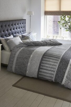 Riviera Maison Housse de couette Winterclub Grey 140x200/220