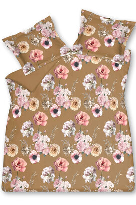 Vandyck Dekbedovertrek Foliage Sandy gold  200x200/220