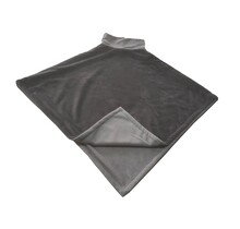 Poncho Kruisem  double face 80x80 grey