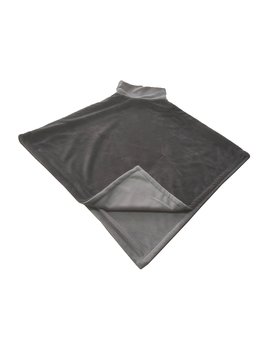 Poncho Kruisem  double face 80x80 grey