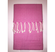 De Witte Lietaer Diamond Hamamdoek Pink 90x172