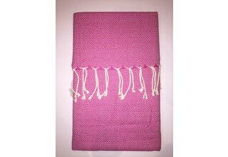 De Witte Lietaer Diamond Hamamdoek Pink 90x172