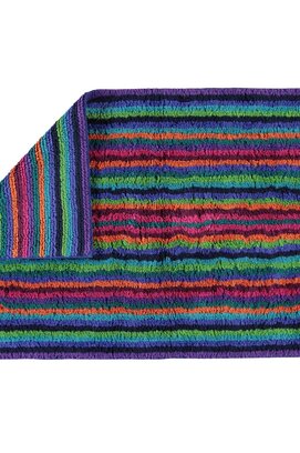 Cawö Tapis de bain Striped Reversible 7048 84-Multi-Dark 70x120