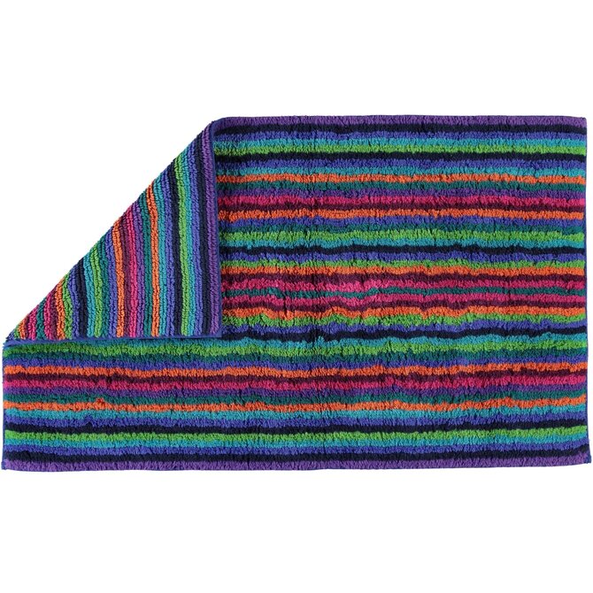 Cawö Tapis de bain Striped Reversible 7048 84-Multi-Dark 70x120