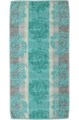 Cawö Drap de bain Jacquard Cashmere Menthe 80x150