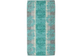 Cawö Drap de bain Jacquard Cashmere Menthe 80x150