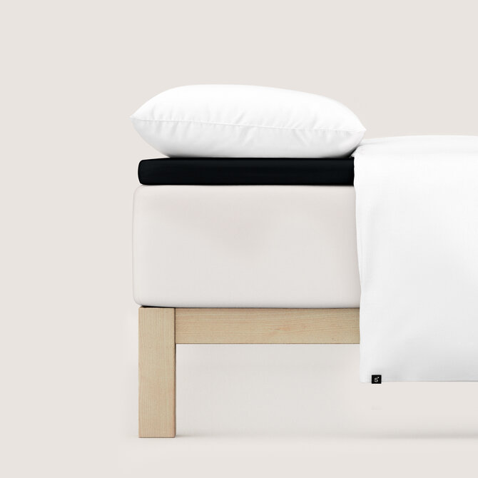 Schlafgut Pure Jersey Topper Drap-housse XL - 180x200 - 200x220 799 off-Black