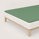 Schlafgut Schlafgut Pure Jersey Topper Hoeslaken M - 120x200 - 130x220 665 Green Mid