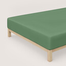 Schlafgut Schlafgut Pure Jersey Boxspring Drap-housse XL - 180x200 - 200x220 665 Green Mid