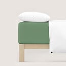 Schlafgut Schlafgut Pure Jersey Boxspring Hoeslaken XL - 180x200 - 200x220 665 Green Mid