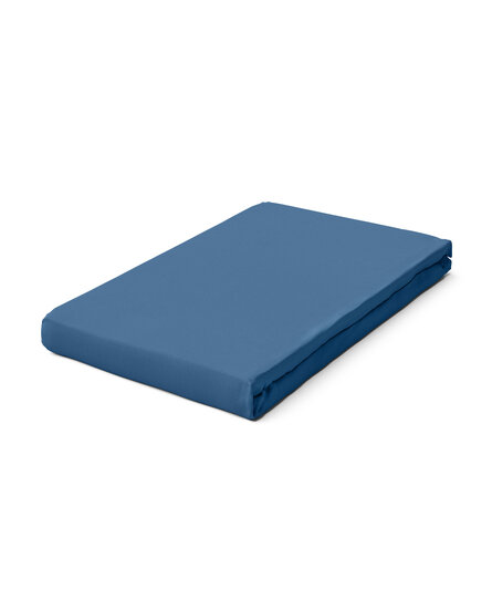 Schlafgut Pure Jersey Topper Hoeslaken L - 140x200 - 160x220 615 Blue Mid