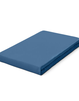 Schlafgut Pure Jersey Boxspring Hoeslaken XL - 180x200 - 200x220 615 Blue Mid