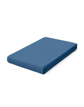 Schlafgut Pure Jersey Boxspring Hoeslaken XL - 180x200 - 200x220 615 Blue Mid