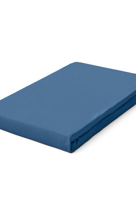 Schlafgut Pure Jersey Hoeslaken M - 120x200 - 130x220 615 Blue Mid