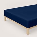 Schlafgut Schlafgut Pure Jersey Boxspring Drap-housse L - 140x200 - 160x220 570 Blue Deep