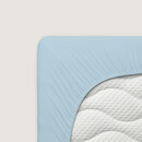 Schlafgut Schlafgut Pure Jersey Topper Hoeslaken XL - 180x200 - 200x220 536 Blue Light