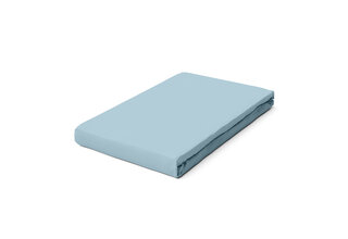 Schlafgut Pure Jersey Topper Fitted Sheet XL - 180x200 - 200x220 536 Blue Light