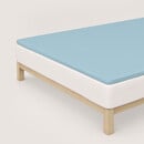 Schlafgut Schlafgut Pure Jersey Topper Fitted Sheet L - 140x200 - 160x220 536 Blue Light