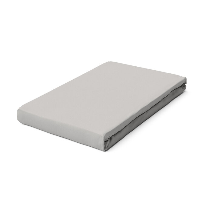 Schlafgut Pure Jersey Topper Fitted Sheet XL - 180x200 - 200x220 511 Grey Light