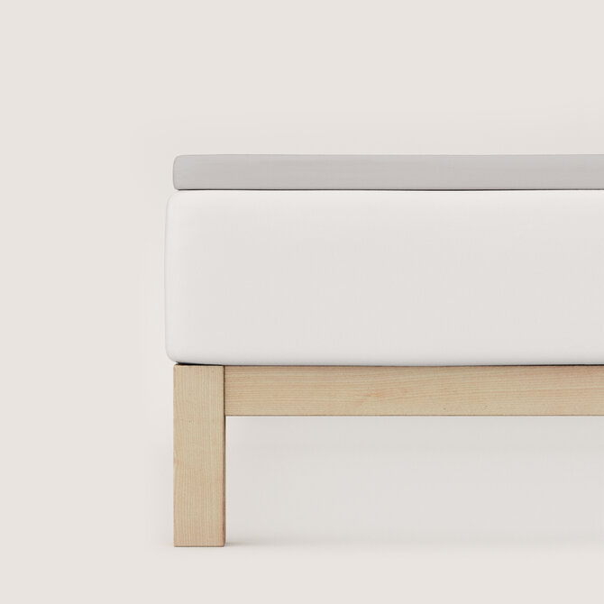 Schlafgut Pure Jersey Topper Hoeslaken S - 90x190 - 100x220 511 Grey Light