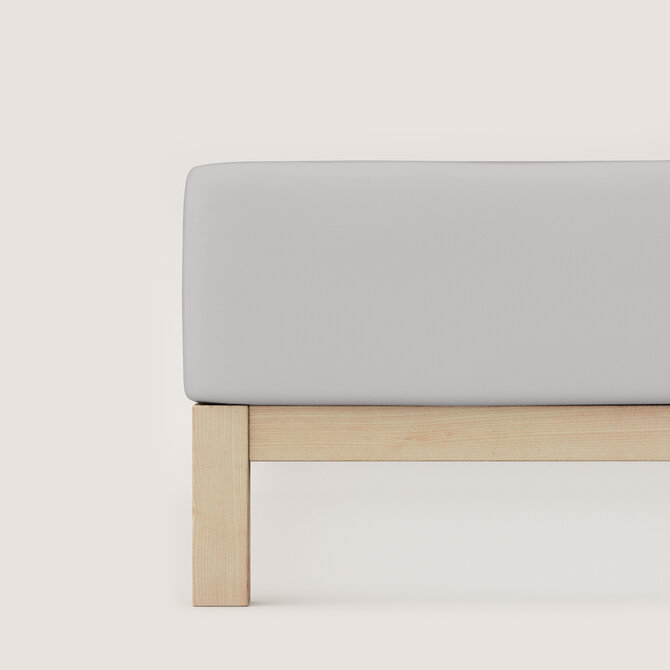 Schlafgut Pure Jersey Boxspring Hoeslaken M - 120x200 - 130x220 511 Grey Light