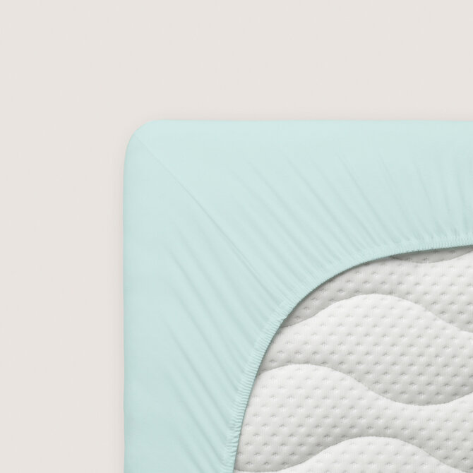 Schlafgut Pure Jersey Boxspring Hoeslaken L - 140x200 - 160x220 435 Petrol Light