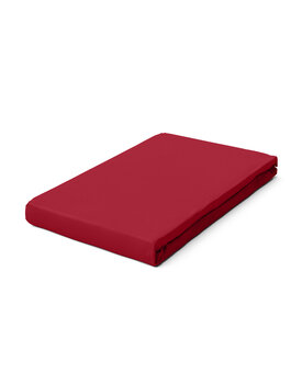 Schlafgut Pure Jersey Topper Hoeslaken XL - 180x200 - 200x220 285 Red Deep