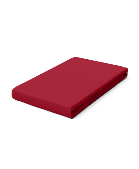 Schlafgut Pure Jersey Topper Hoeslaken XL - 180x200 - 200x220 285 Red Deep