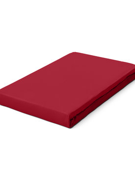 Schlafgut Pure Jersey Hoeslaken XL - 180x200 - 200x220 285 Red Deep