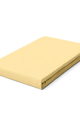 Schlafgut Pure Jersey Topper Fitted Sheet S - 90x190 - 100x220 164 Yellow Mid