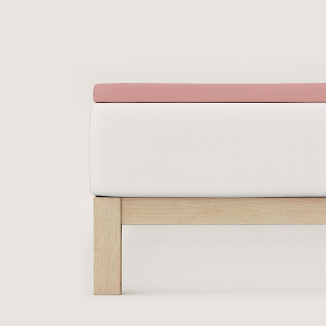 Schlafgut Pure Jersey Topper Fitted Sheet L - 140x200 - 160x220 154 Purple Mid