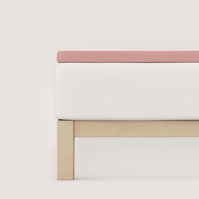 Schlafgut Pure Jersey Topper Hoeslaken L - 140x200 - 160x220 154 Purple Mid