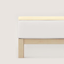 Schlafgut Schlafgut Pure Jersey Topper Fitted Sheet XL - 180x200 - 200x220 132 Yellow Light