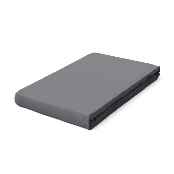 Schlafgut Drap-housse en pur Jersey M - 120x200 - 130x220 128 Grey Mid